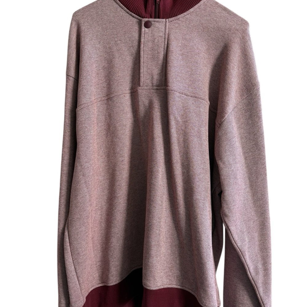 Orvis Maroon blend Stylish  Long Sleeve Top XL